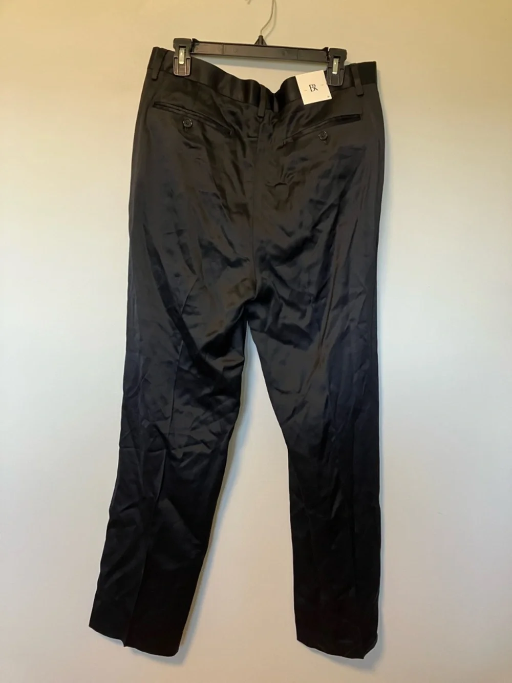 NWT Banana Republic Tailored Straight Fit Black Dress Trousers - Picture 4 of 8